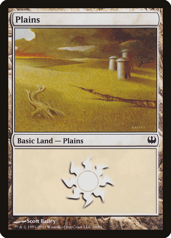 Plains (39) [Duel Decks: Knights vs. Dragons] | Yard's Games Ltd