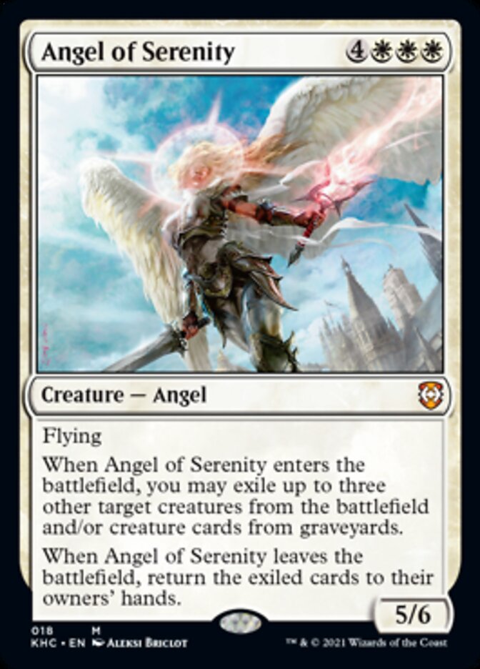 Angel of Serenity [Kaldheim Commander] | Yard's Games Ltd