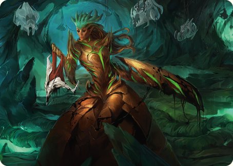 Glissa Sunslayer Art Card [Phyrexia: All Will Be One Art Series] | Yard's Games Ltd