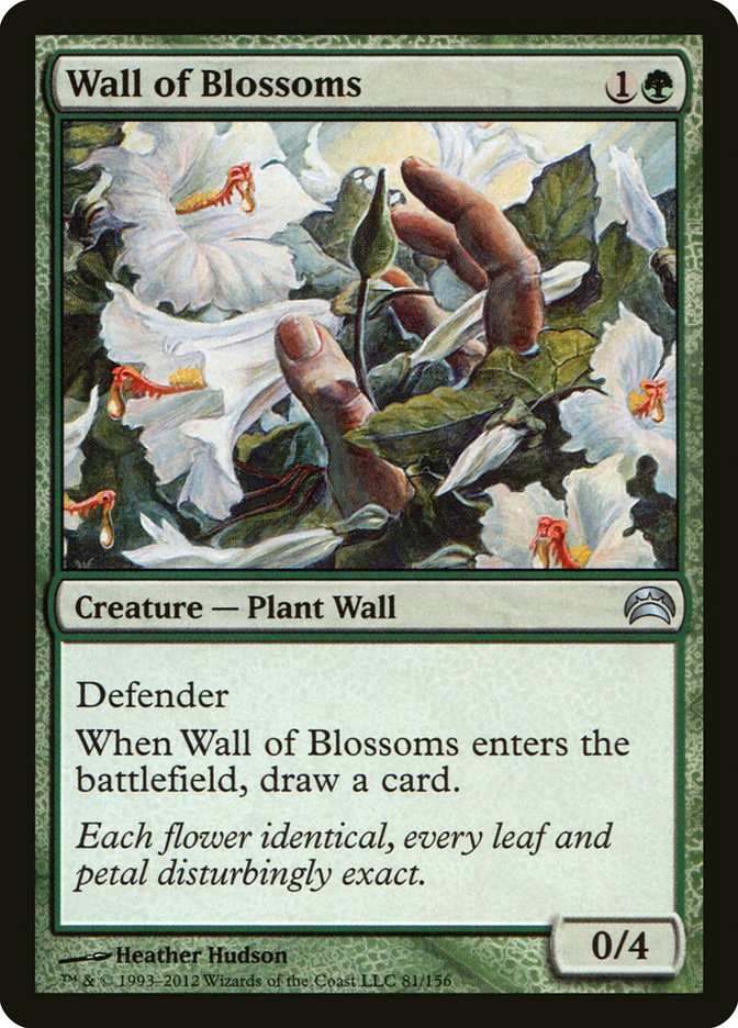 Wall of Blossoms [Planechase 2012] | Yard's Games Ltd