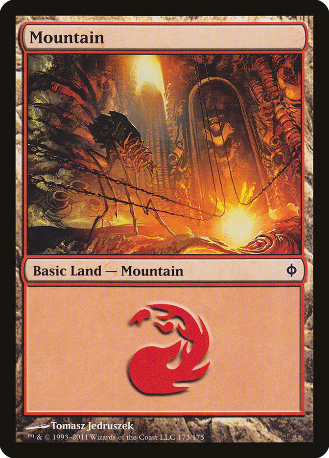 Mountain (173) [New Phyrexia] | Yard's Games Ltd