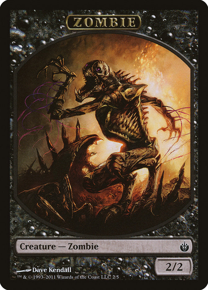 Zombie Token [Mirrodin Besieged Tokens] | Yard's Games Ltd