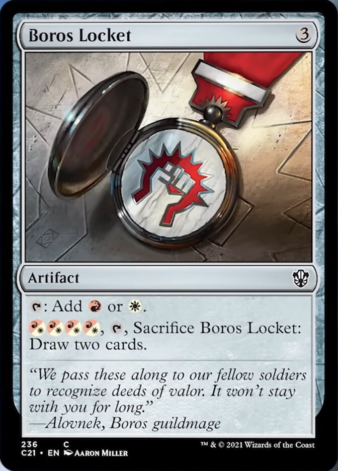 Boros Locket [Commander 2021] | Yard's Games Ltd