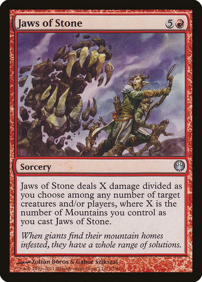 Jaws of Stone [Duel Decks: Knights vs. Dragons] | Yard's Games Ltd