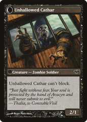 Loyal Cathar // Unhallowed Cathar [Dark Ascension] | Yard's Games Ltd