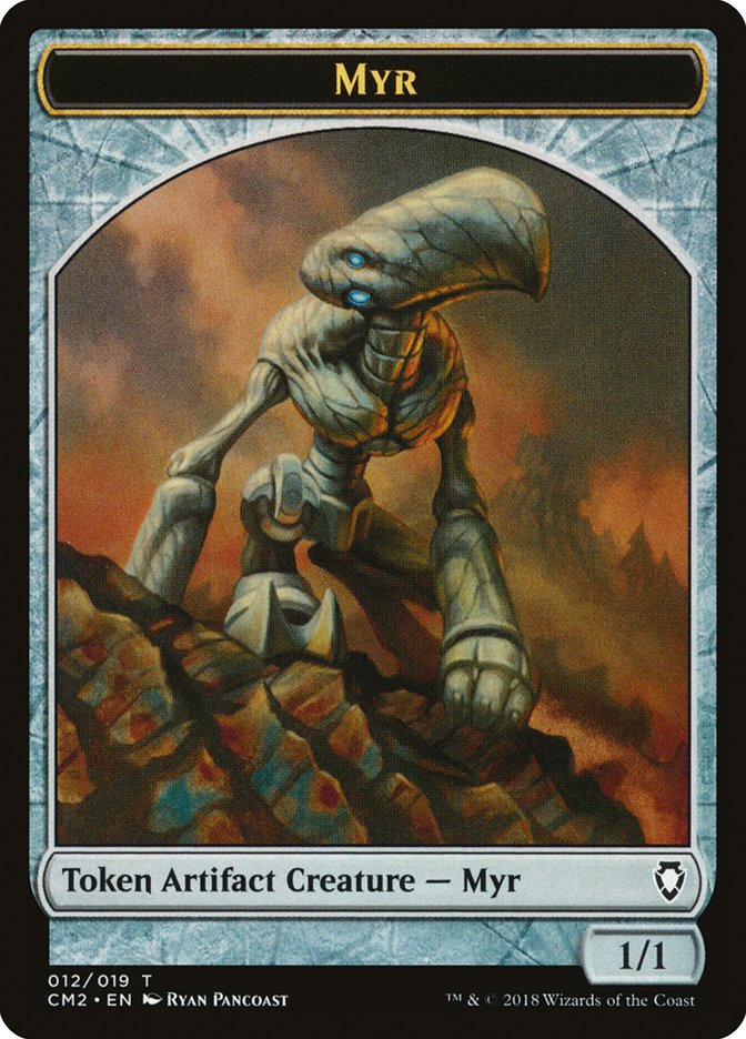 Myr Token [Commander Anthology Volume II Tokens] | Yard's Games Ltd