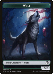 Wolf (013) // Treasure (015) Double-Sided Token [Challenger Decks 2022 Tokens] | Yard's Games Ltd