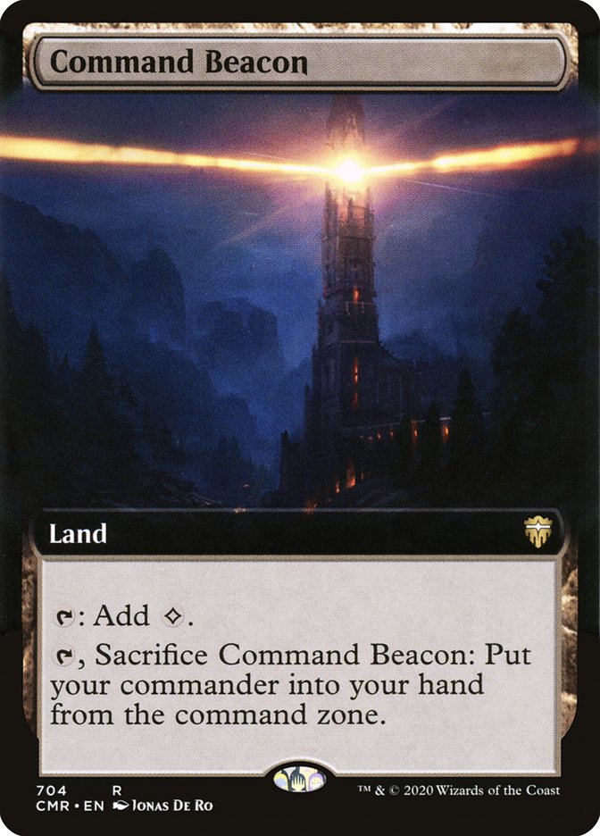 Command Beacon (Extended Art) [Commander Legends] | Yard's Games Ltd