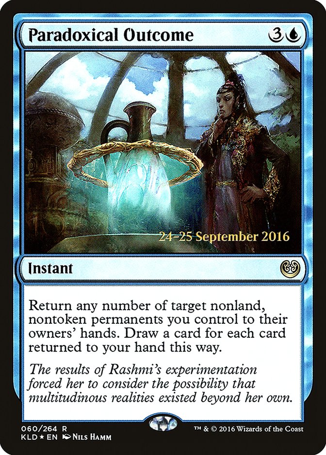 Paradoxical Outcome [Kaladesh Prerelease Promos] | Yard's Games Ltd