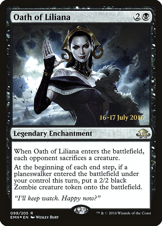 Oath of Liliana [Eldritch Moon Prerelease Promos] | Yard's Games Ltd