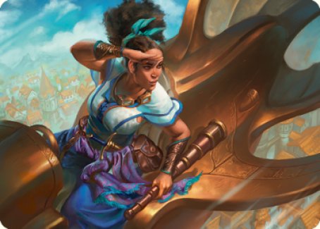 Talas Lookout Art Card [Dominaria United Art Series] | Yard's Games Ltd