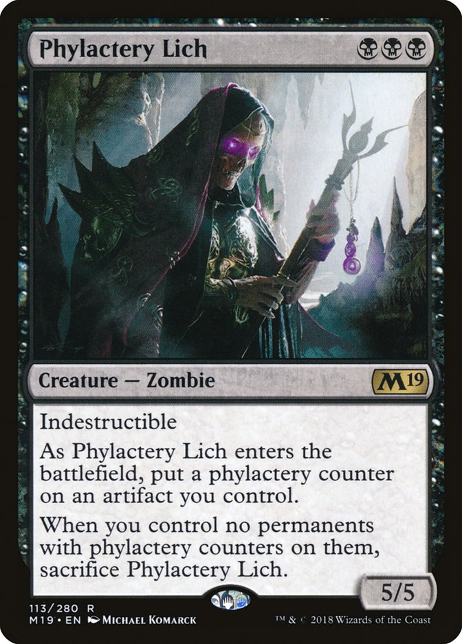 Phylactery Lich [Core Set 2019] | Yard's Games Ltd