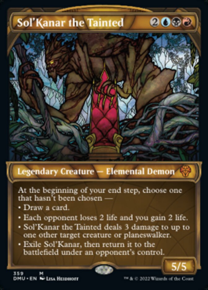 Sol'Kanar the Tainted (Showcase Textured) [Dominaria United] | Yard's Games Ltd