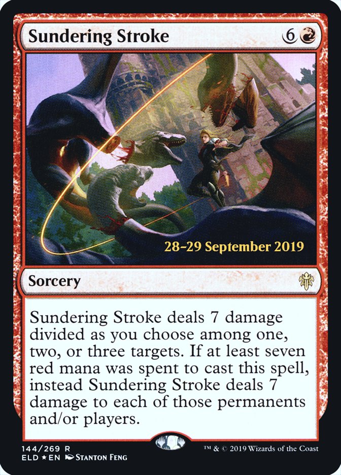 Sundering Stroke [Throne of Eldraine Prerelease Promos] | Yard's Games Ltd