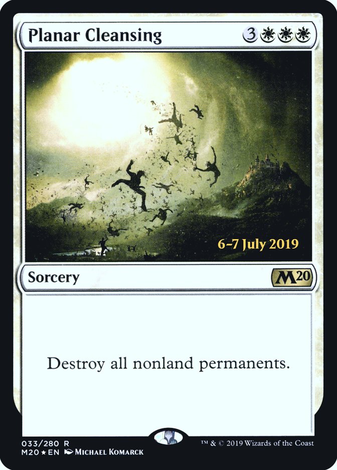 Planar Cleansing [Core Set 2020 Prerelease Promos] | Yard's Games Ltd