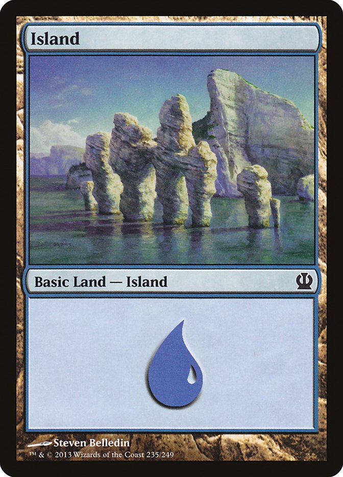 Island (235) [Theros] | Yard's Games Ltd