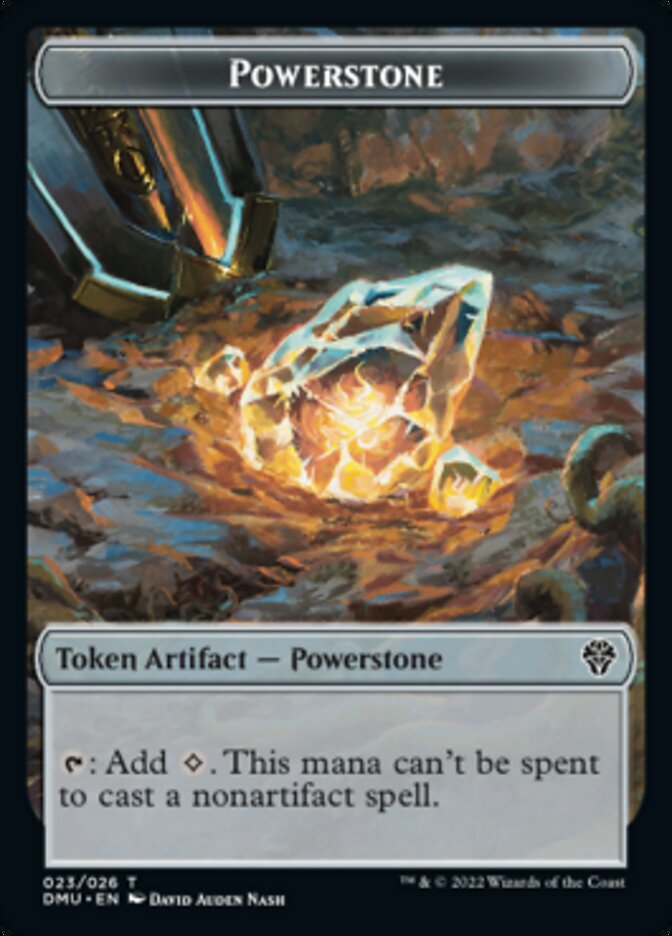 Powerstone Token [Dominaria United Tokens] | Yard's Games Ltd