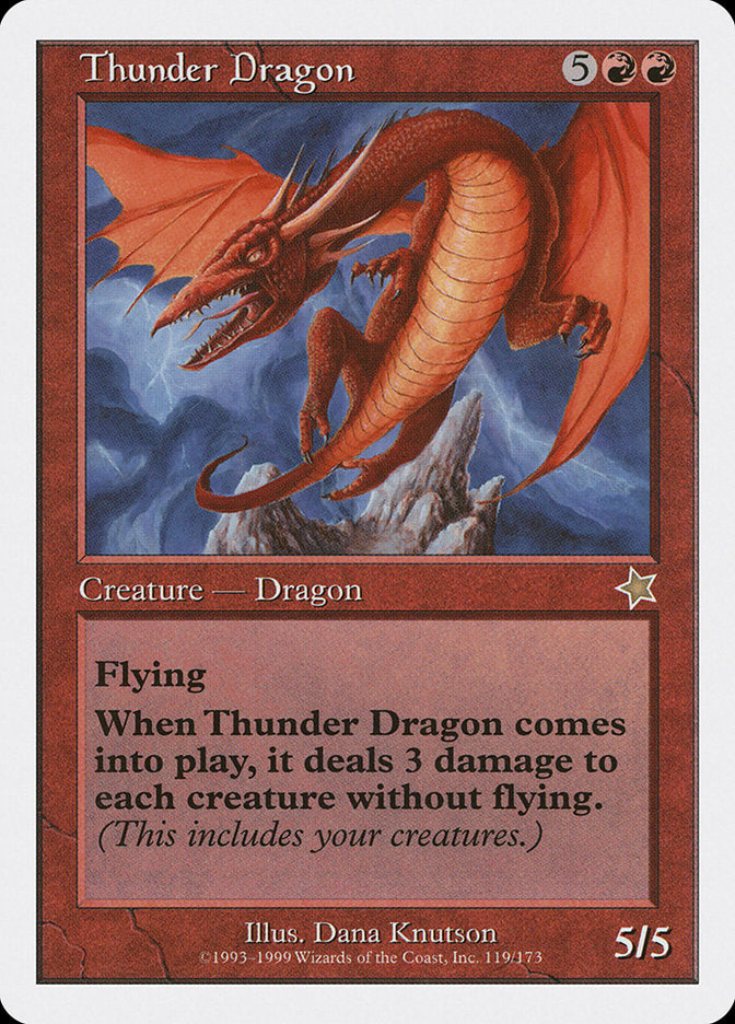 Thunder Dragon [Starter 1999] | Yard's Games Ltd