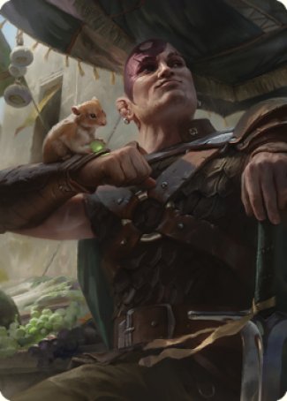 Minsc & Boo, Timeless Heroes Art Card (38) [Commander Legends: Battle for Baldur's Gate Art Series] | Yard's Games Ltd