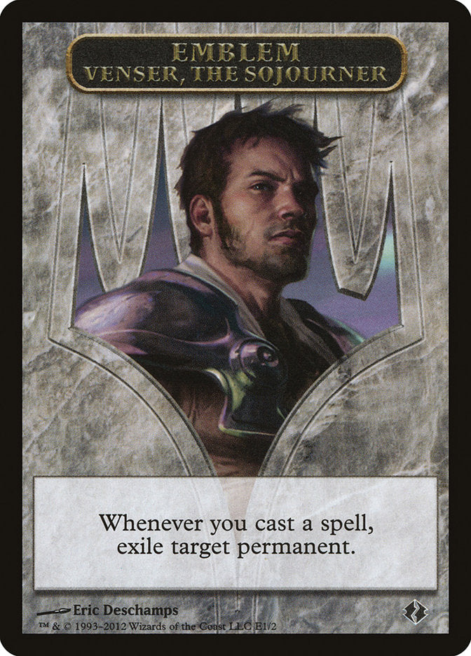 Venser, the Sojourner Emblem [Duel Decks: Venser vs. Koth Tokens] | Yard's Games Ltd