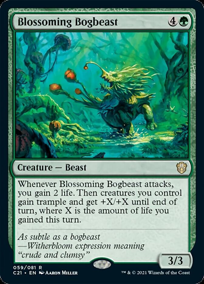 Blossoming Bogbeast [Commander 2021] | Yard's Games Ltd