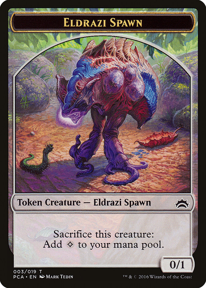 Eldrazi Spawn Token (003/019) [Planechase Anthology Tokens] | Yard's Games Ltd