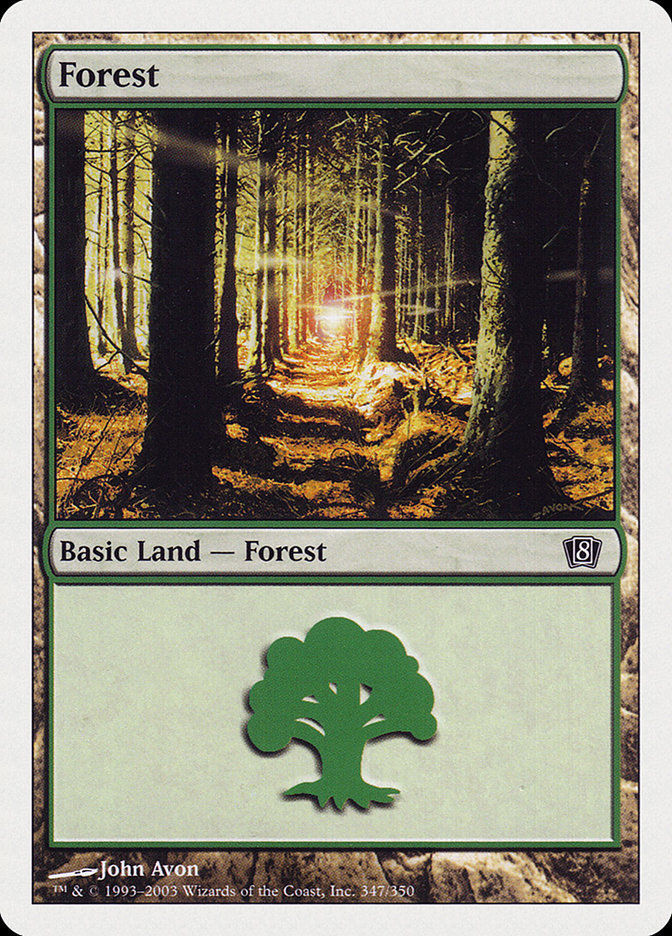 Forest (347) [Eighth Edition] | Yard's Games Ltd