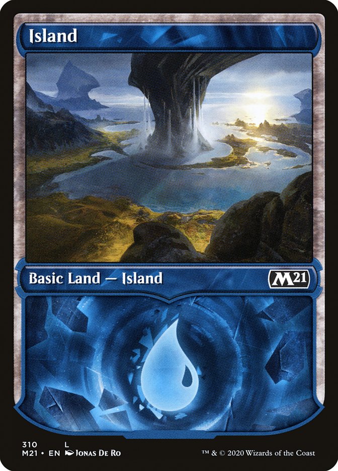 Island (310) (Showcase) [Core Set 2021] | Yard's Games Ltd