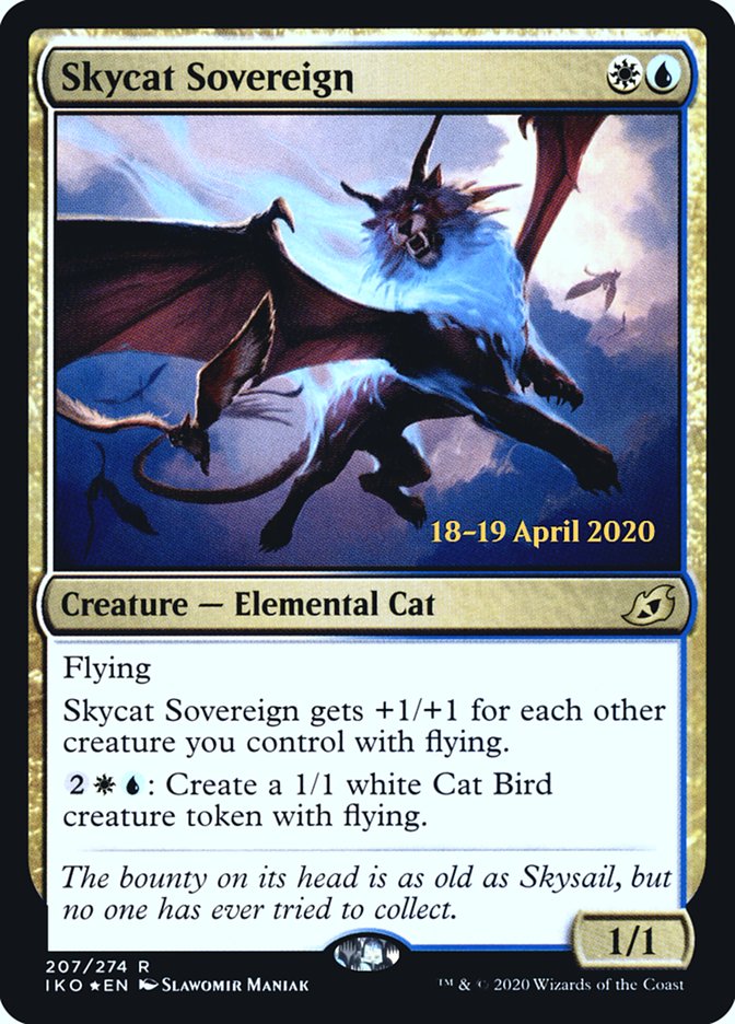 Skycat Sovereign [Ikoria: Lair of Behemoths Prerelease Promos] | Yard's Games Ltd