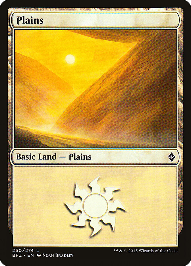 Plains (250) [Battle for Zendikar] | Yard's Games Ltd