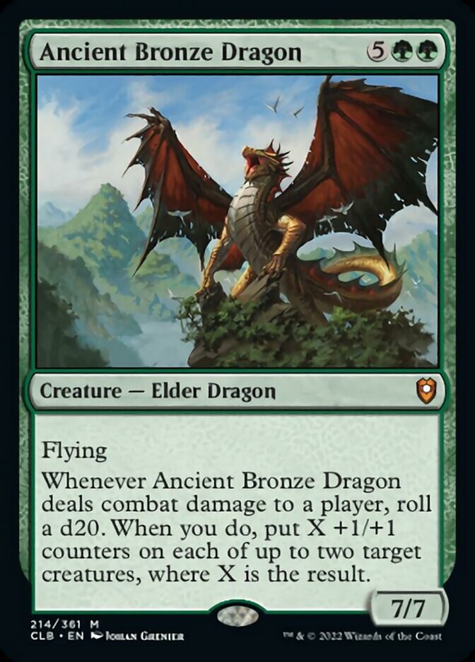 Ancient Bronze Dragon [Commander Legends: Battle for Baldur's Gate] | Yard's Games Ltd