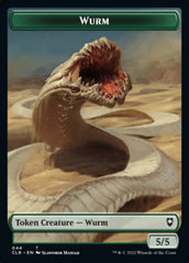 Phyrexian Beast // Wurm Double-Sided Token [Commander Legends: Battle for Baldur's Gate Tokens] | Yard's Games Ltd