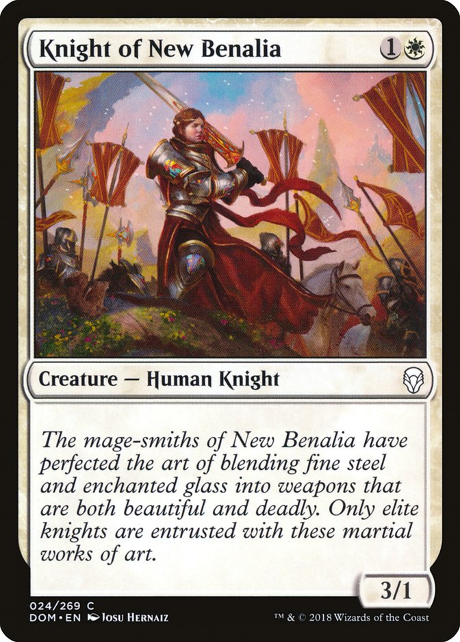 Knight of New Benalia [Dominaria] | Yard's Games Ltd