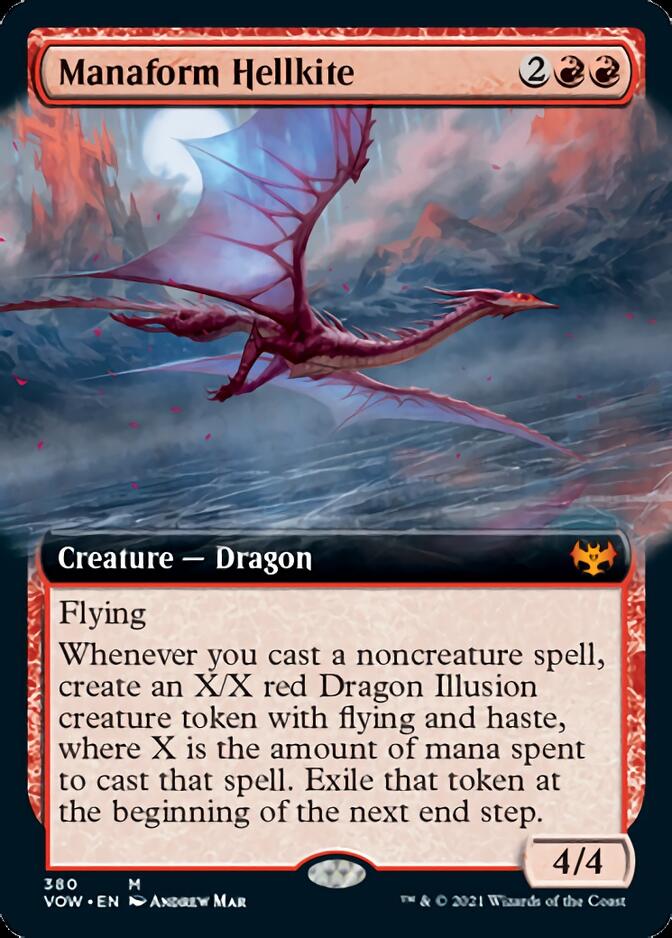 Manaform Hellkite (Extended Art) [Innistrad: Crimson Vow] | Yard's Games Ltd