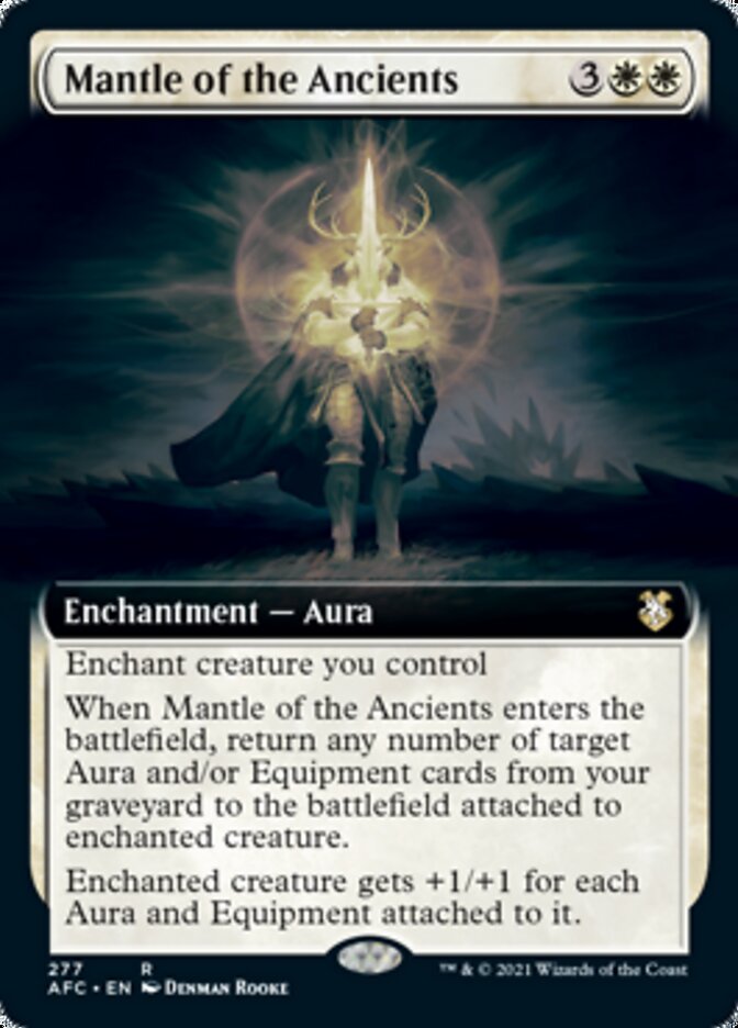 Mantle of the Ancients (Extended Art) [Dungeons & Dragons: Adventures in the Forgotten Realms Commander] | Yard's Games Ltd