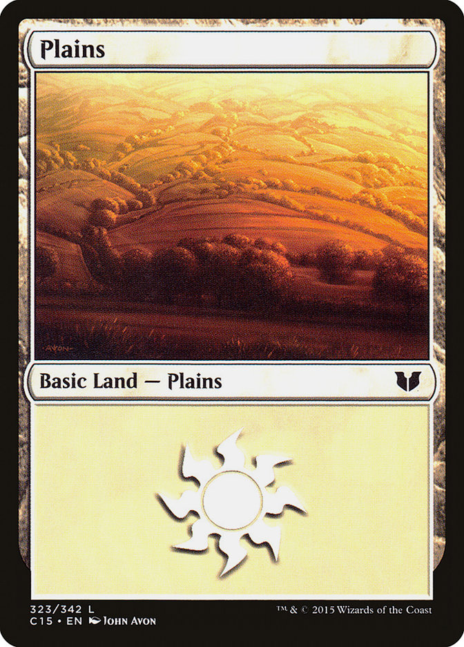 Plains (323) [Commander 2015] | Yard's Games Ltd