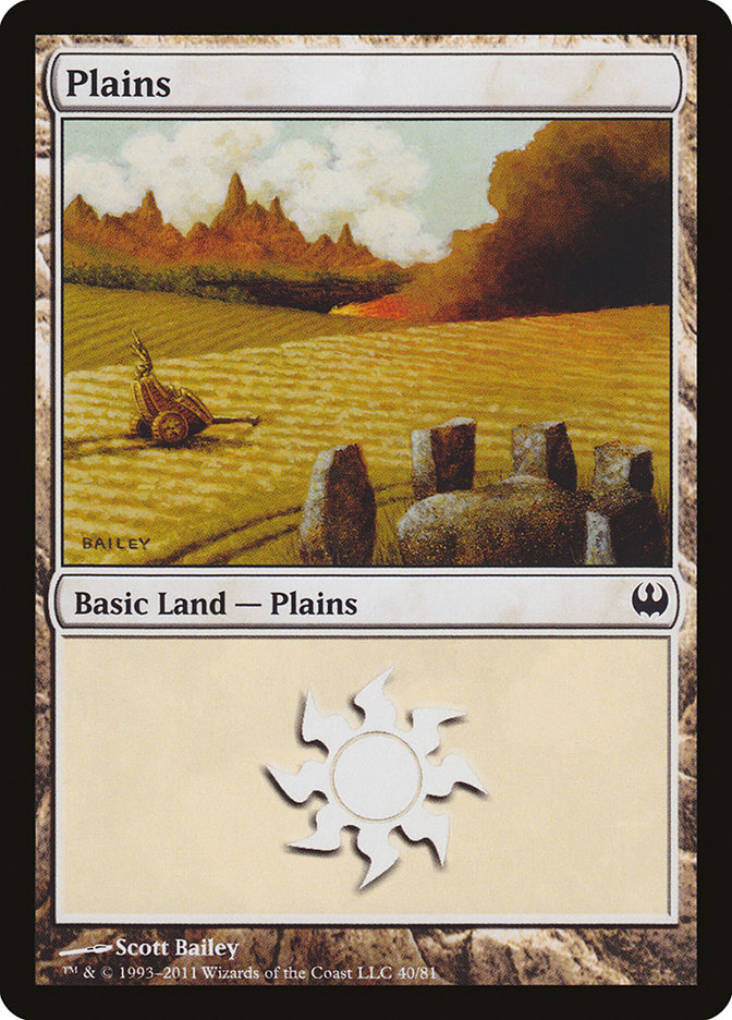 Plains (40) [Duel Decks: Knights vs. Dragons] | Yard's Games Ltd