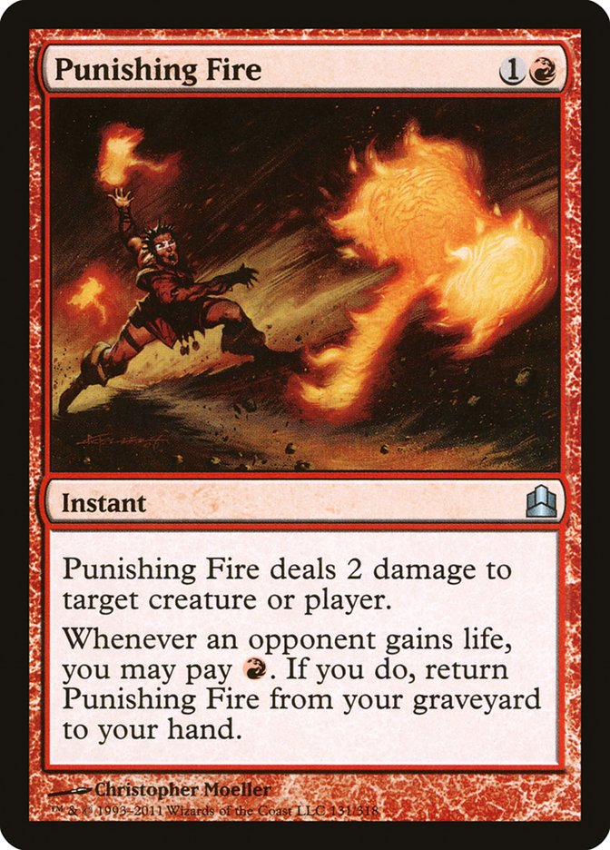 Punishing Fire [Commander 2011] | Yard's Games Ltd