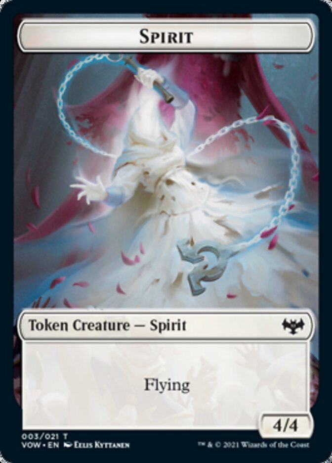 Spirit Token (003) [Innistrad: Crimson Vow Tokens] | Yard's Games Ltd