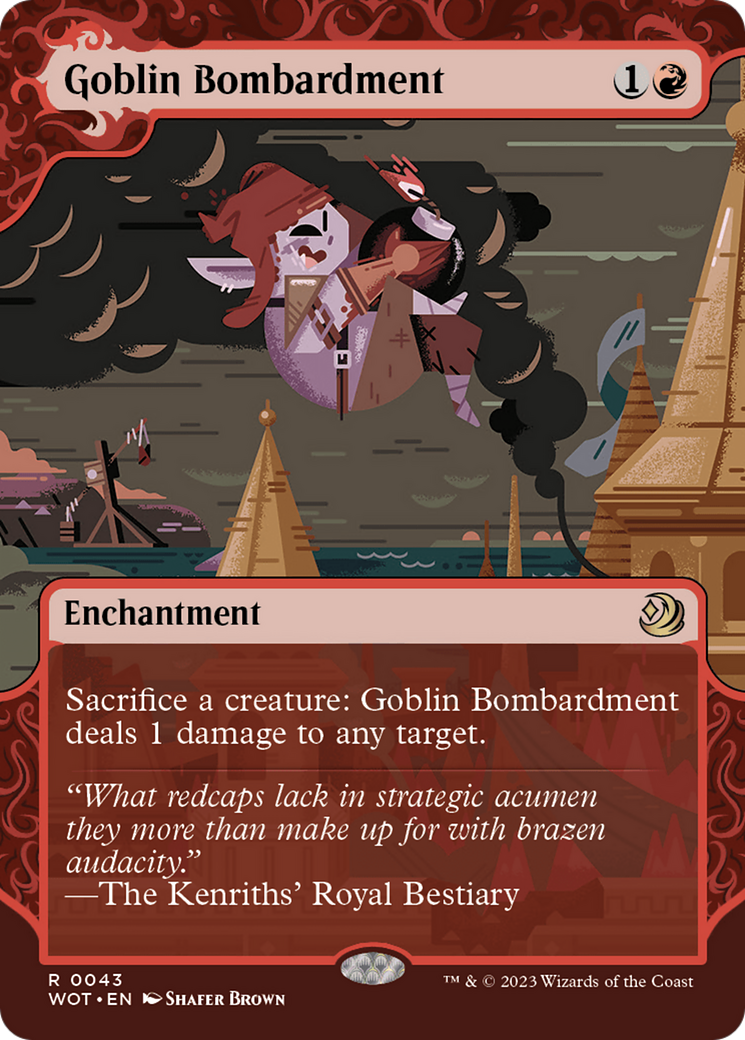 Goblin Bombardment [Wilds of Eldraine: Enchanting Tales] | Yard's Games Ltd