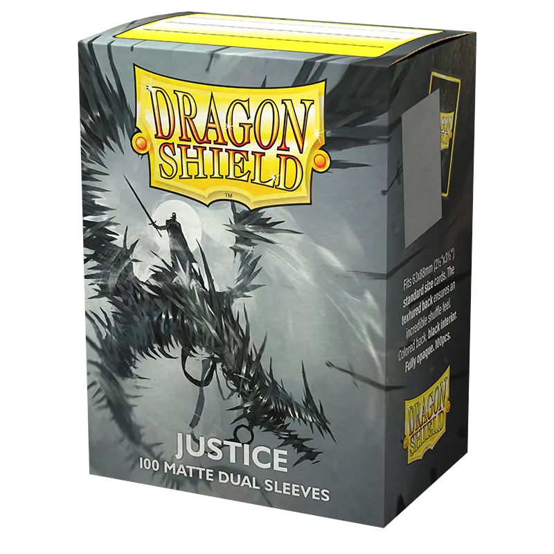 Dragon Shield: Standard 100ct Art Sleeves - Justice (Dual Matte) | Yard's Games Ltd