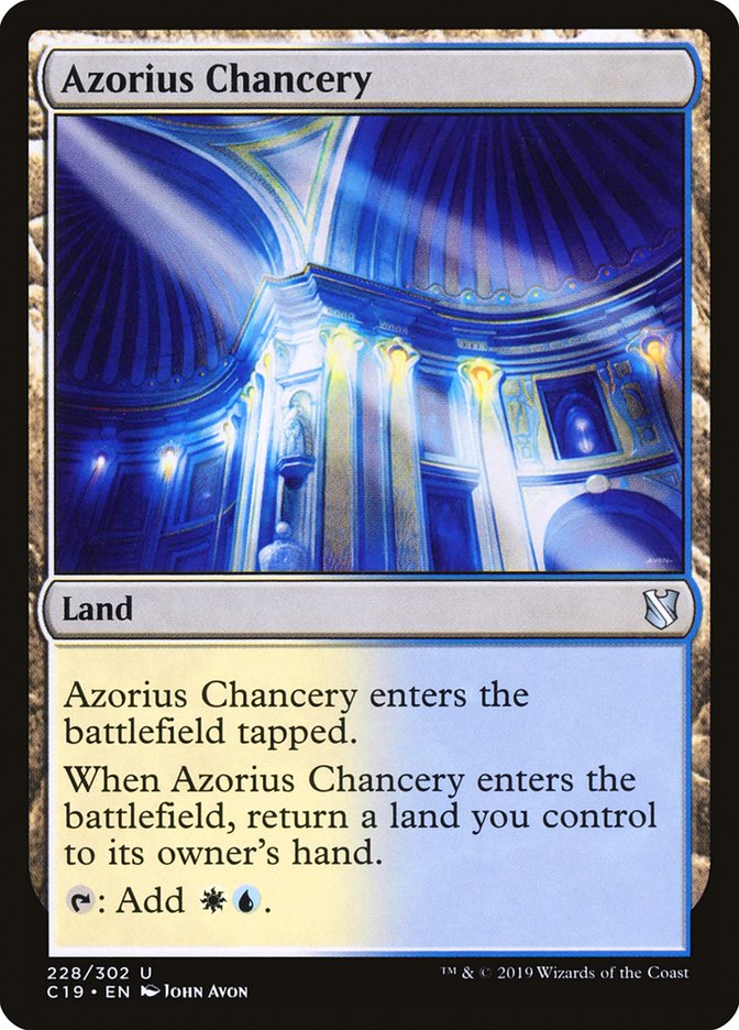 Azorius Chancery [Commander 2019] | Yard's Games Ltd