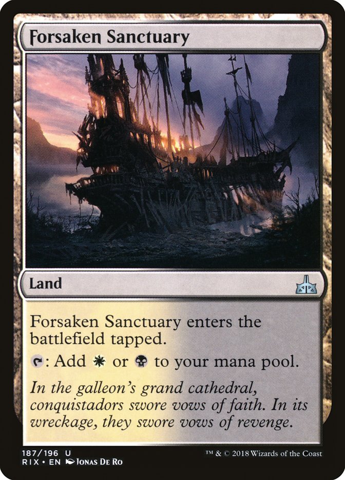 Forsaken Sanctuary [Rivals of Ixalan] | Yard's Games Ltd