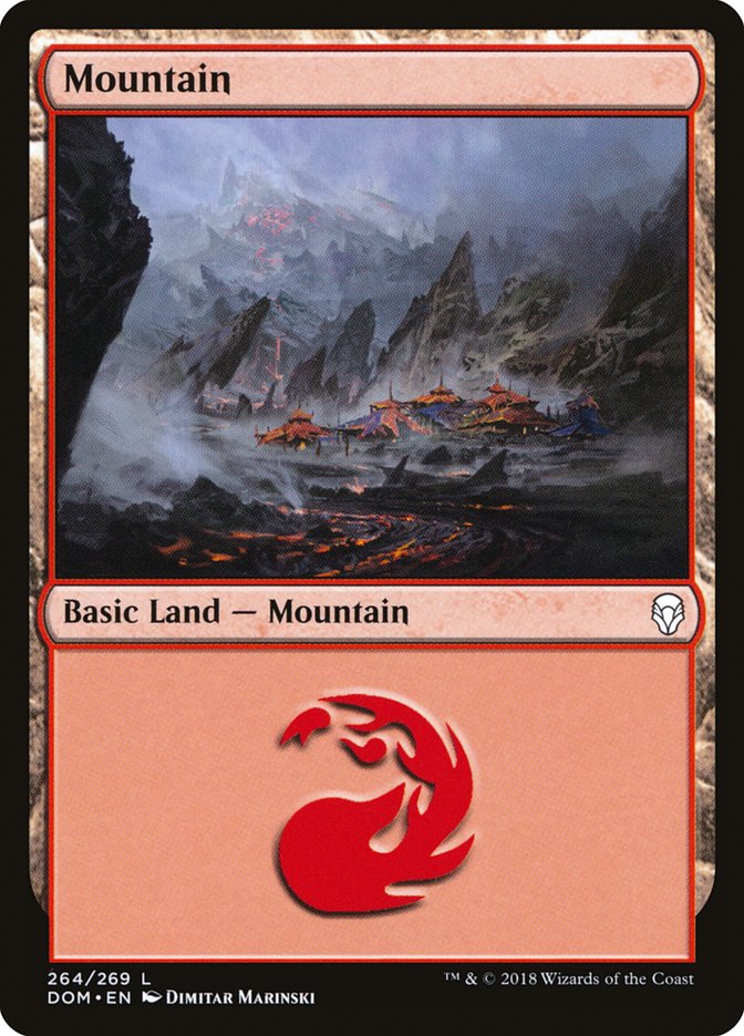 Mountain (264) [Dominaria] | Yard's Games Ltd