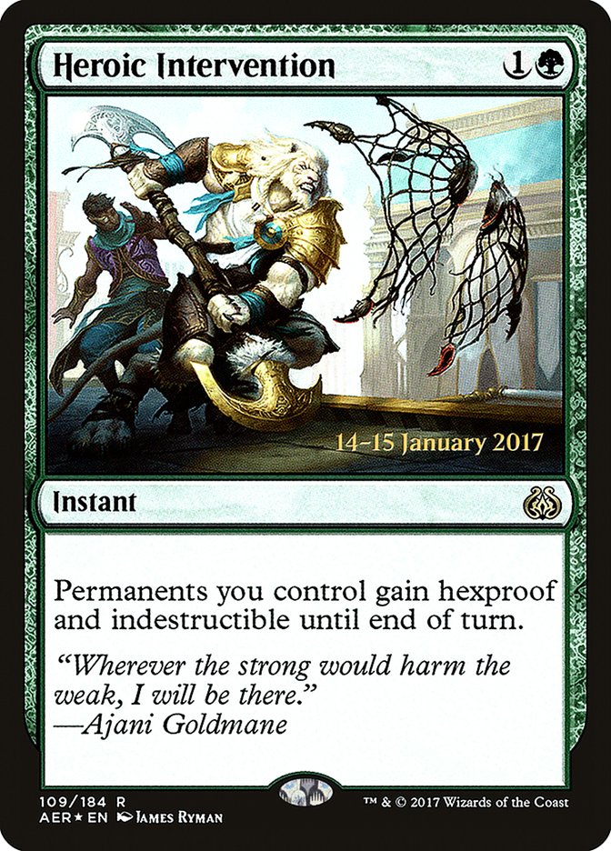 Heroic Intervention [Aether Revolt Prerelease Promos] | Yard's Games Ltd