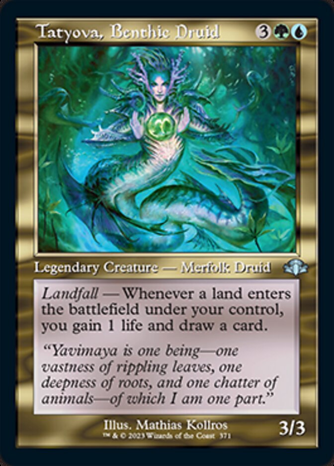 Tatyova, Benthic Druid (Retro) [Dominaria Remastered] | Yard's Games Ltd