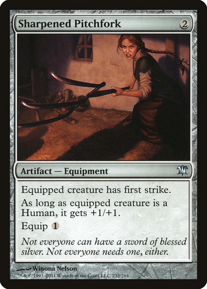 Sharpened Pitchfork [Innistrad] | Yard's Games Ltd