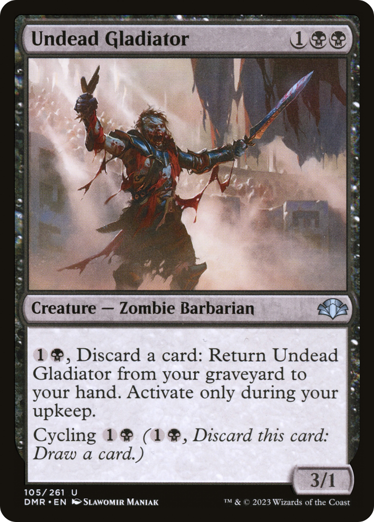 Undead Gladiator [Dominaria Remastered] | Yard's Games Ltd