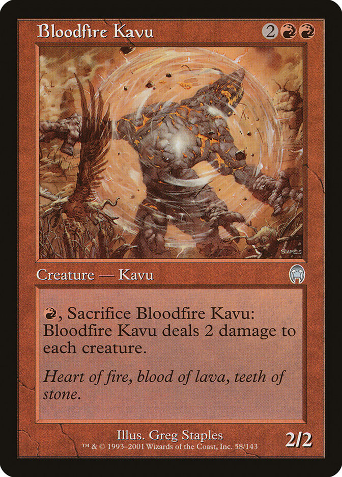 Bloodfire Kavu [Apocalypse] | Yard's Games Ltd