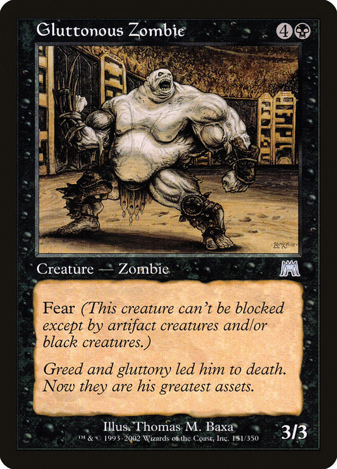 Gluttonous Zombie [Onslaught] | Yard's Games Ltd